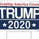 Trump For President 2020 Outdoor Yard Sign - 12x18 - Imagine This Company
