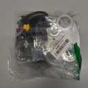 inventii Game Cube Controller,NGC 2.4G Wireless Classic Controller for Wii Game Cube, With Receiver Adapter (Black and Silver)