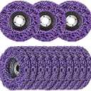 10 Pack Strip Discs Rust Remover Wheel Stripping Wheel for Angle Grinder Paint Strip Wheel Quick Abrasive Discs Rust, Oxidation, Paint Remover (4-1/2'' x 7/8'')