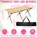 Geetery 10 Pcs Picnic Set, 59" x 20" Folding Low Picnic Table with 91'' x 71'' Large Outdoor Boho Picnics Blanket, Tablecover Runner and 6 Pillows Cushions for Camping Wedding Beach(Square,Pink)