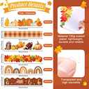 Containlol Pumpkin Borders for Bulletin Board, 118 ft Fall Scalloped Bulletin Board Borders Trim for School Classroom Office Chalkboard Whiteboard Poster Wall Decor