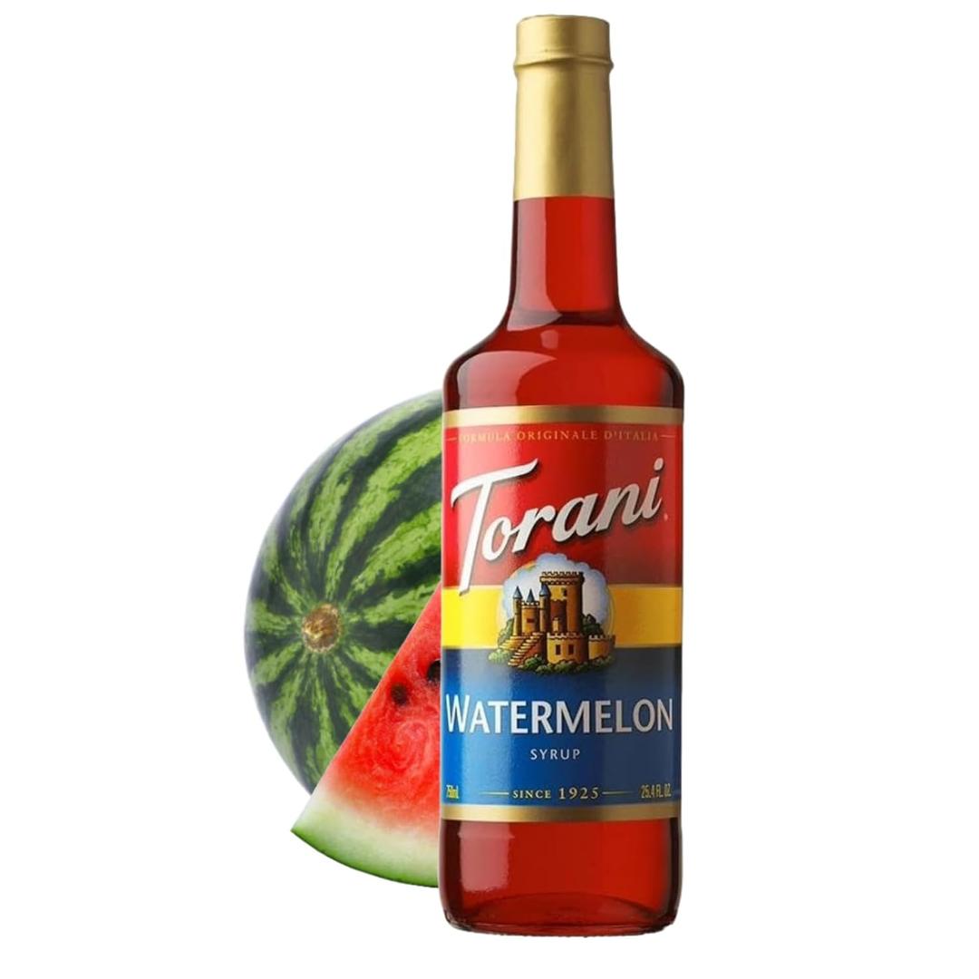Torani Syrup, Watermelon, 25.4 Ounce (Pack of 1), BB Date: 06/04/2027