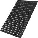 MBOSS Bath Tub Shower Mat Non Slip Bathtub Mats for Bathroom Shower Floor Mat Bath Mats for Shower Tub Anti Slip Shower Mat with Drain Hole and Large Suction Cups (Black, 27.5 X 15.7 Inch)