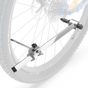 Bike Derailleur Hanger Alignment Gauge Tool, Bicycle Wheel Straightening Tool, 304 Stainless Steel Bike Repair Maintenance Tool for MTB Road Bike, 20-29 Wheel
