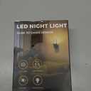 JandCase Night Light, Dimmable Night Lights Plug into Wall, Auto On/Off Light Sensor Nightlight, 3000K Warm White 0-100LM Brightness LED Nightlight, for Hallway Bedroom Kids Room Christmas Gifts