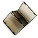XBERSTAR 4in1 Storage Box Protective Case for GameBoy GBA GBASP Game Cartridge Card (Clear black)