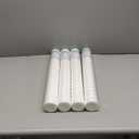 Membrane Solutions 5 Micron 2.5" OD x 20" Length Sediment Water Filter String Wound Polypropylene Cartridge for Whole House Filter Systems - 6 Pack