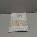 Crumbs Home Modern Farmhouse Fall Linen Indoor Outdoor Throw Pillow Cover Only, 20"x20" Water Repellent for Patio, Backyard, Couch, Ivory Cream Ravenala Palm Tree