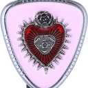 GelConnie Bolo Tie for Women Heart Cowboy Necktie Flower Gothic Mens Bolo Ties Bolero Necklace Red Western Ties for Men