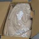 WRENSONGE Full Size Comforter Set- 7 Pieces Soft Beige Bed in a Bag Full with Fitted Sheet, Flat Sheet, 2 Pillow Shams, 2 Pillowcases, Warm Bedding Sets for All Season (Full(80"*90"))