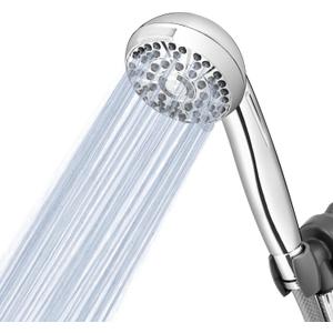Waterpik High Pressure Hand Held Shower Head With Hose, PowerPulse Massage 6-Mode, Chrome XAS-643E