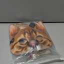 Valpeak 3D Cat Mask, Cat Headband, and Funny Cat Socks with cat Tails (Orange Cat Three-piece)