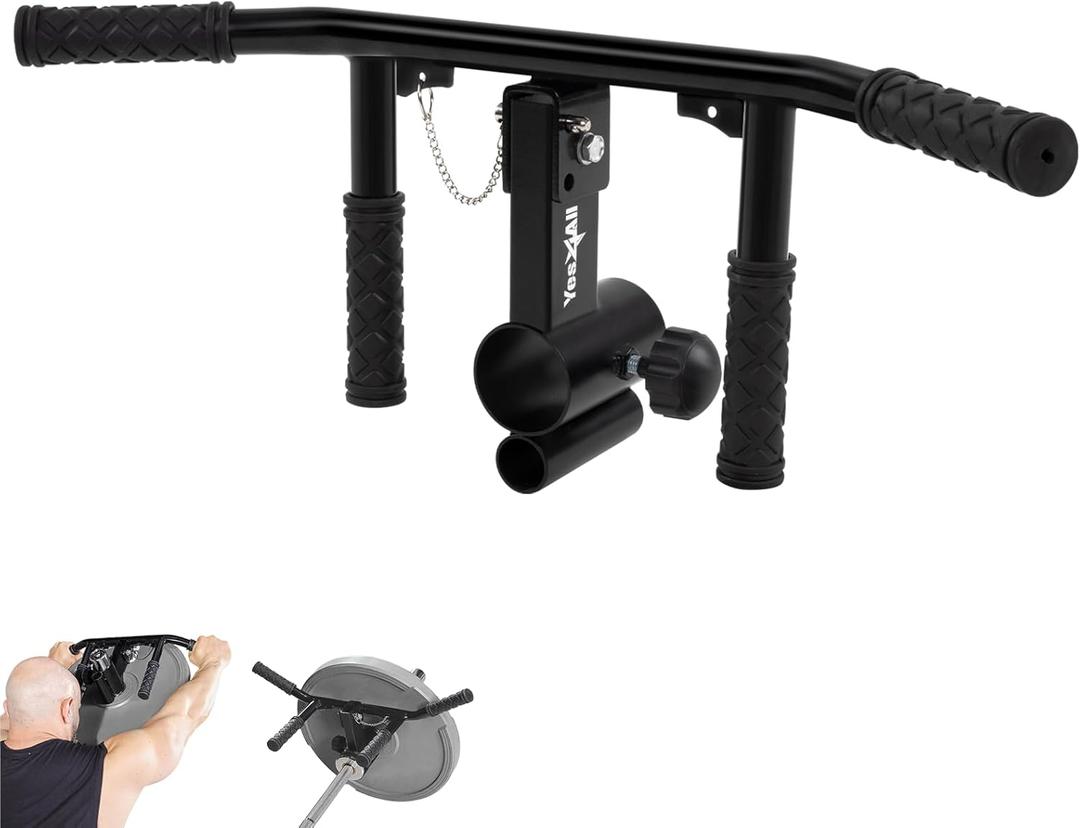 Yes4All 550LBS Multi-Grip Rowing Landmine Handle, T Bar LAT, Viking Press fits 1 & 2" Bar Sturdy Design, Easy to Install