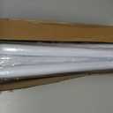 White Tension Curtain rod no drill, 42 to 115 inch Adjustable Heavy Duty black shower curtain rod for Windows bathroom Closet