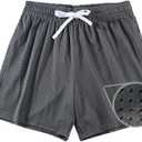 Waghaw Mens Mesh Shorts 6Inch/9Inch Inseam Mens Athletic Shorts Breathable Fabric for Gym and Workouts (XXL)