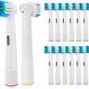 16 Pcs Replacement Toothbrush Heads Compatible with Oral B Braun, Electric Toothbrush Heads Refill for Oral-B 7000/Pro 1000/9600/ 500/3000/8000