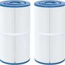 Future Way PWK30 Hot Tub Filters Replacement for Watkins 31489, Unicel C-6430, Filbur FC-3915, Pleatco PWK30 Hot Springs Spa Filters, 30 sq. ft, 2 Pack