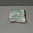 geluboao Bikini Set for Women Solid V Neck Knot Front Push Up High Leg Thong Two Piece Swimsuit (Large, White)