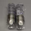 simplehuman Wall Mount Pumps, Twin 15 fl. oz. Shampoo & Soap Dispenser, Stainless Steel (Double)