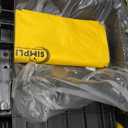 Multifunctional Utility Cart Service Storage Trolley Black Janitorial Housekeeping Cart with Lid, Multifunctional Cleaning Trolley on Wheels, for Restaurant Cleaning & Hospitality