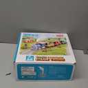 MORECOLL Train Set for Toddlers w/Steam, Music & Lights - First Choo Choo Train for Toddlers, Electric Train Set for Kids, Magnetic Train Toys, Christmas Birthday Gifts for Boys Girls