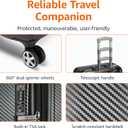 Amazon Basics 30-Inch Hardside Checked Spinner Luggage With TSA Lock, Lightweight Expandable Suitcase, Scratch-Resistant Surface, 8 Multi-directional Wheels, Black