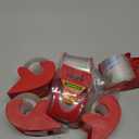 Packing Tape with Dispenser, 6 Packs Noiseless Clear Packaging Tape for Shipping Packaging Moving Tape for Boxes, Strong Adhesive, Smoothly and Quietly, 1.96 Inch X 33 Yards