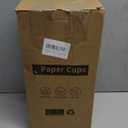 RACETOP 12 oz Paper Coffee Cups,100 Pack Black Disposable Coffee Cups with Lids, Sleeves and Stirring Sticks, 12 oz Hot Coffee Cup for Hot Drinks, Parties, Picnic, Travel, and Events