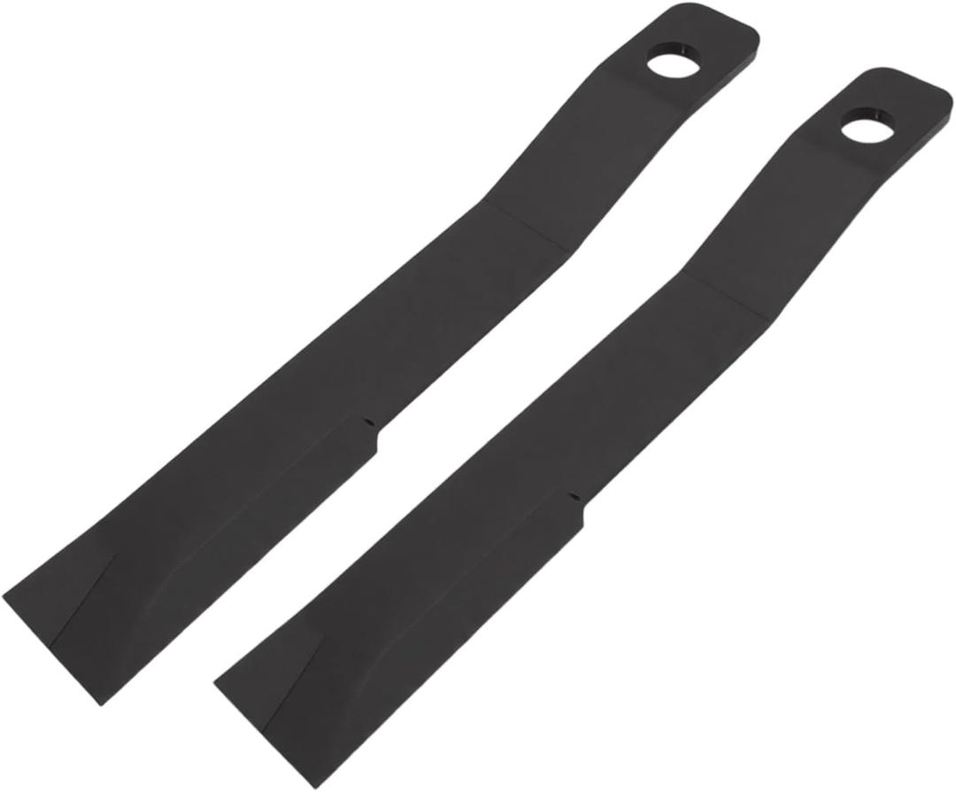 Rotary Cutter Blades Set for Bush Hog Models 6 12 105 205 | Set Of Two Blades, Fits Models 255 266 305 502 600 RB60 And Squeeler 60, Heavy Duty Steel, Direct Replacement