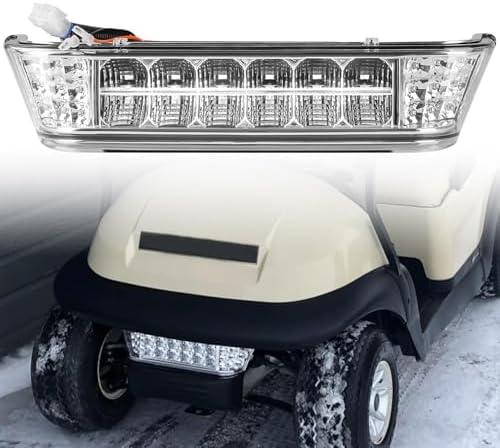 Drive-up Club Car LED Headlight Bar for Club Car Precedent 2004-Up with Front Head Light Electric and Gas Golf Carts, 12V Golf Cart Front Replace Head Light Bar Replaces OEM 102524801, 1025248-01