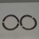 uxcell 2pcs Stainless Steel Wall Molding Trim, 10Ft x 0.39 Inch, Peel and Stick Metal Trim, Self-Adhesive Mirror Trim for Wall Ceiling, Fireplace, Mirror Edging, Mirrored Black