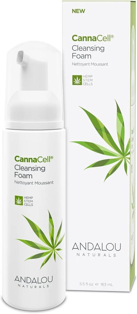 Andalou Naturals CannaCell Cleansing Foam, botanical, 5.5 Fl Oz