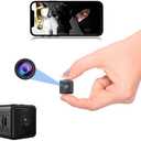 Mini Spy Camera, WiFi Hidden Camera 1080P HD Small Nanny Cam with Night Vision and Motion Detection Indoor Baby Security Camera for Home Office Spy Cam