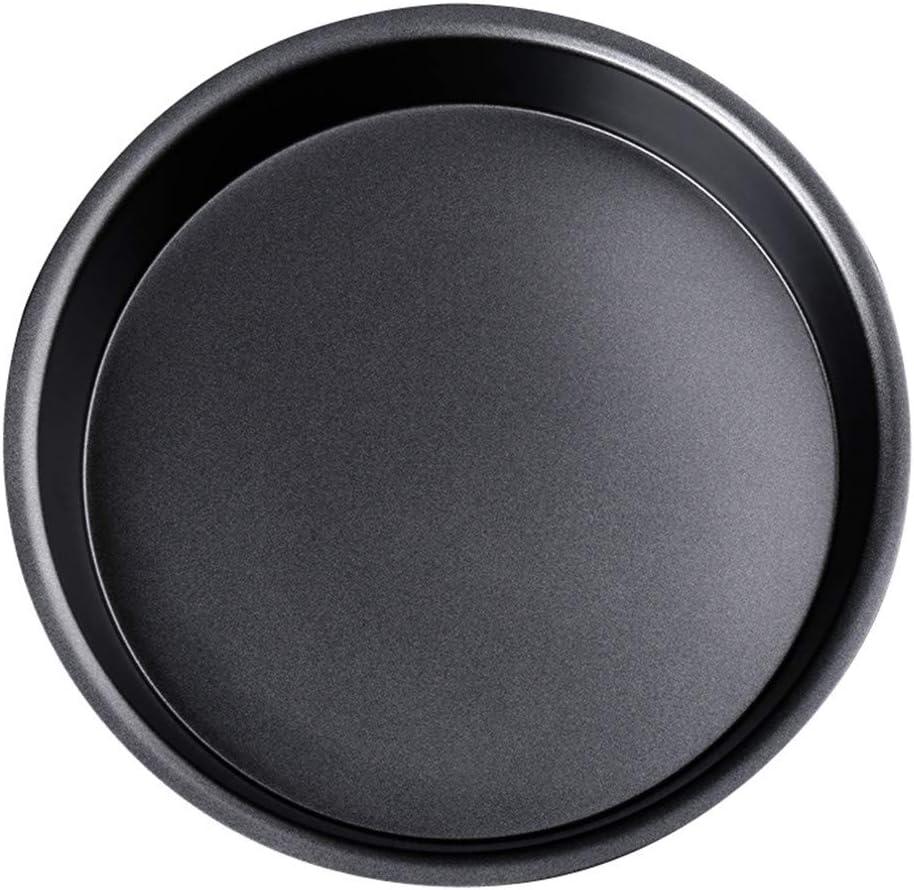 IME Pizza Pan Nonstick Pizzas Tray Sheet Carbon Steel Pie Pan Baking Pans Deep Dish for Home Kitchen Bakeware Bread Cake Handmade 10 Inch