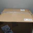 Fluffy Orthopedic Dog Bed for Large & Extra Large Dogs, Calming Plush Sofa Bed with Curved Bolster Support and Egg-Crate Foam Base, 43" Cozy Oval Pet Donut Bed with Washable Cover, Gray