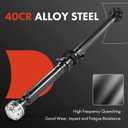 A-Premium Rear Drive Shaft Driveshaft Assembly Compatible with Cadillac