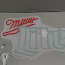 Beer Themed LED Neon Sign - Adjustable Brightness Wall Decor - Ideal for Man Cave, Bar, Pub - 16.5" x 12.2" (Miller-Lite 2)