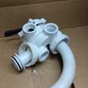 261173 1-1/2" Multiport Valve Replacement for Pentair Quad D.E. and Sand Filters(Right Side), 1.5 inch Threaded Ports 6 Positions Side Mound Backwash Valve, Durable PVC Easy Install