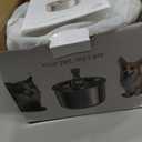 Homtyler Cat Water Fountain, Stainless Steel Inside Ultra-Quiet Pump, 2L/67oz Automatic Dog Dispenser Water Bowl, Multiple Pets Water Fountain