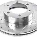 Power Stop JBR935XL JBR935XR Cross Drilled and Slotted Performance Brake Rotor - Left and Right 2 Pcs