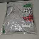 Merry and Bright Sweatshirts Women Funny Leopard Printed Plaid Christmas Trees Long Sleeve Shirt Xmas Graphic Pullover Tops (Gray, L)