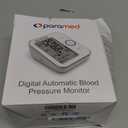 Paramed Blood Pressure Monitor - Bp Machine - Automatic Upper Arm Blood Pressure Cuff 8.7-16.5 inches - Large LCD Display 120 Sets Memory - Device Bag & Batteries Included