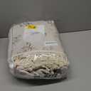 Boho Floral 100% Blackout Curtains 72 Inch Length 2 Panels Set, Linen Texture Farmhouse Curtains Beige Tassel for Living Room Bedroom Vintage Rustic Patterned Printed Western Rod Pocket