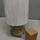 Touch Control Cordless Table Lamp, USB-C Rechargeable Lamp with Stepl ess Dimming, 4000mAh Battery Operated Vintage Bedside Lamp for Bedroom, Living Room, Night Light & Emergency Lighting, Brass, 1 Pack