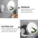 Minkissy Wall-Mounted Makeup Mirror with 10X Magnification and Adjustable Swivel Double-Sided Vanity Mirror for Bathroom Beauty Care and Fogless Shaving