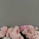 6 Set Bottle Chug Pink Baby Shower Games Bear Blindfolded Diaper Changing Games Kits Plastic Bottles Disposable Diapers Blindfold Eye Masks Bear Baby Shower Party Guest Gifts