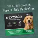 Flea and Tick Prevention for Dogs, Repellent, and Control, Fast Acting Waterproof Topical Drops for Large Dogs, 3 Monthly Doses