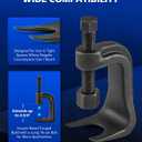 Orion Motor Tech Ball Joint Separator, Universal Ball Joint Puller with Lower Control Arm Prying Tool Compatible with Ford Lincoln Mercury, 2-3/8 in. Lower Ball Joint Removal Tool for Car Truck SUV