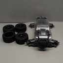 CROBOLL Mini 1:10 Carbon Fiber RC Car Roller for Adults, 4X4 Off-Road RC Truck with Central Differential Transmission Structure, All Terrain RC Monster Truck Supporting the Battery with Different Size