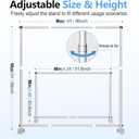 Qoolfoto 8x8FT Banner Stand, Heavy Duty Step and Repeat Stand, Silver